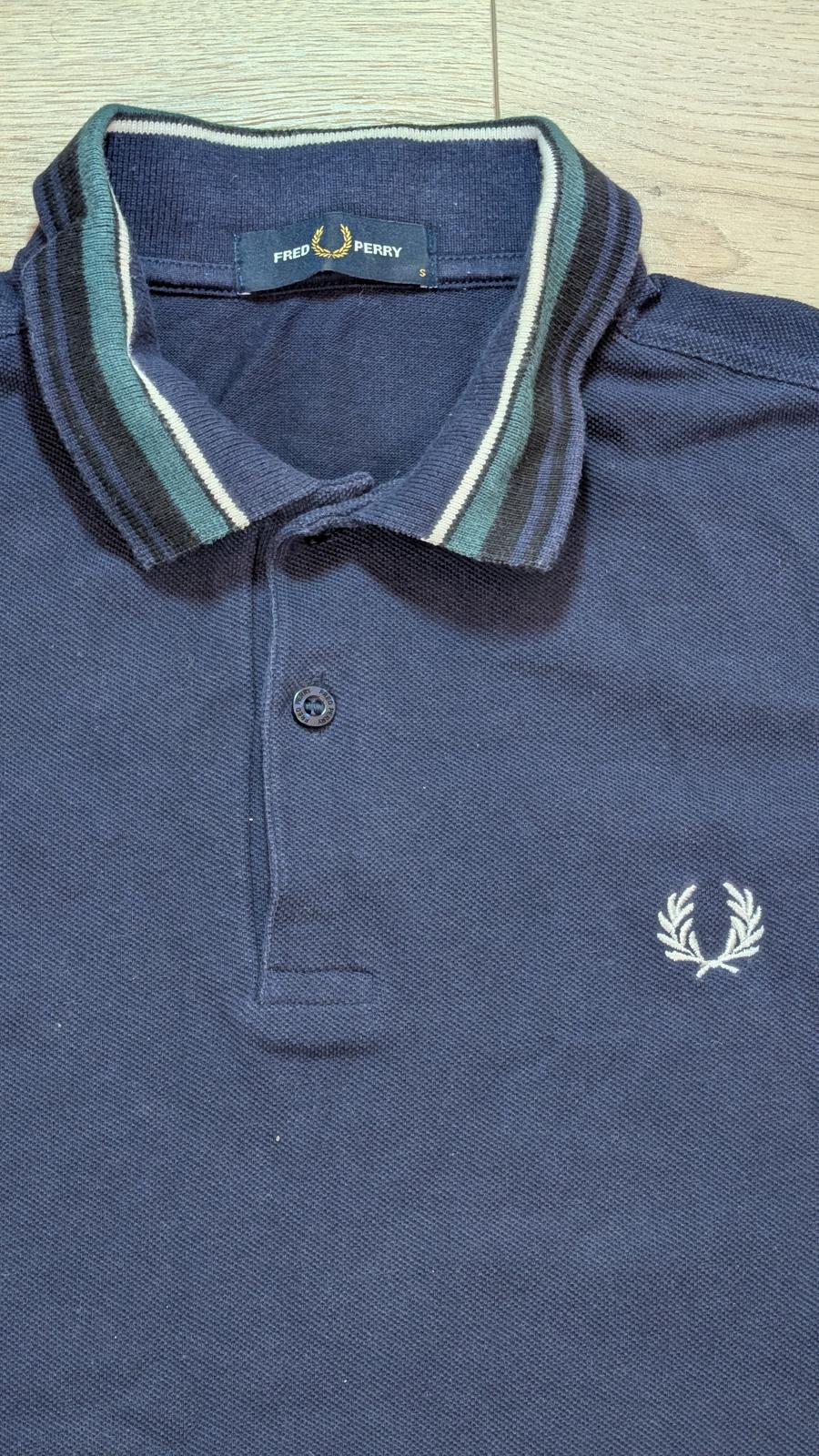 Fred Perry Men's Polo T Shirt - Navy - Size Small