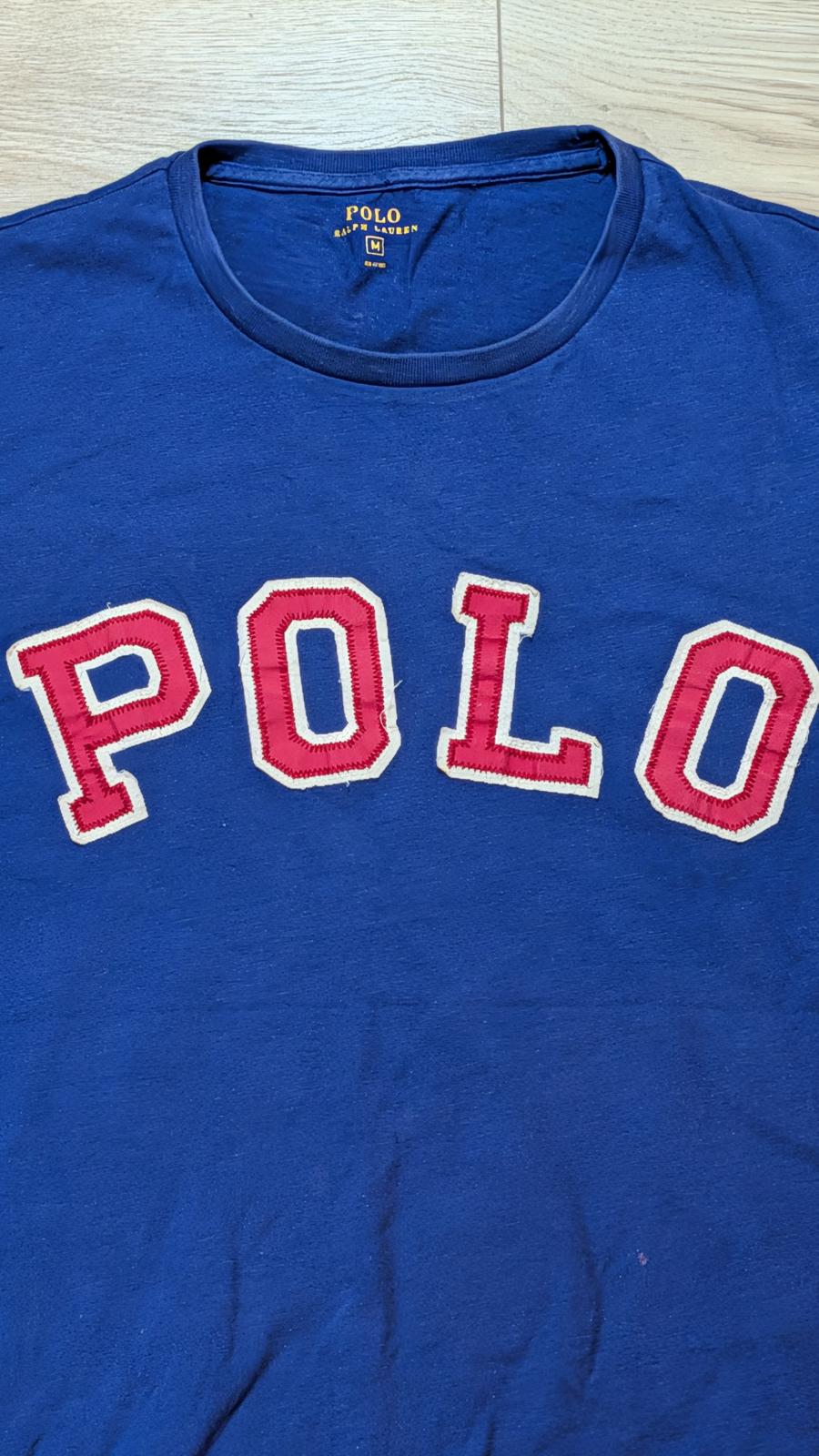 Ralph Lauren Men's T Shirt - Blue - Size Medium