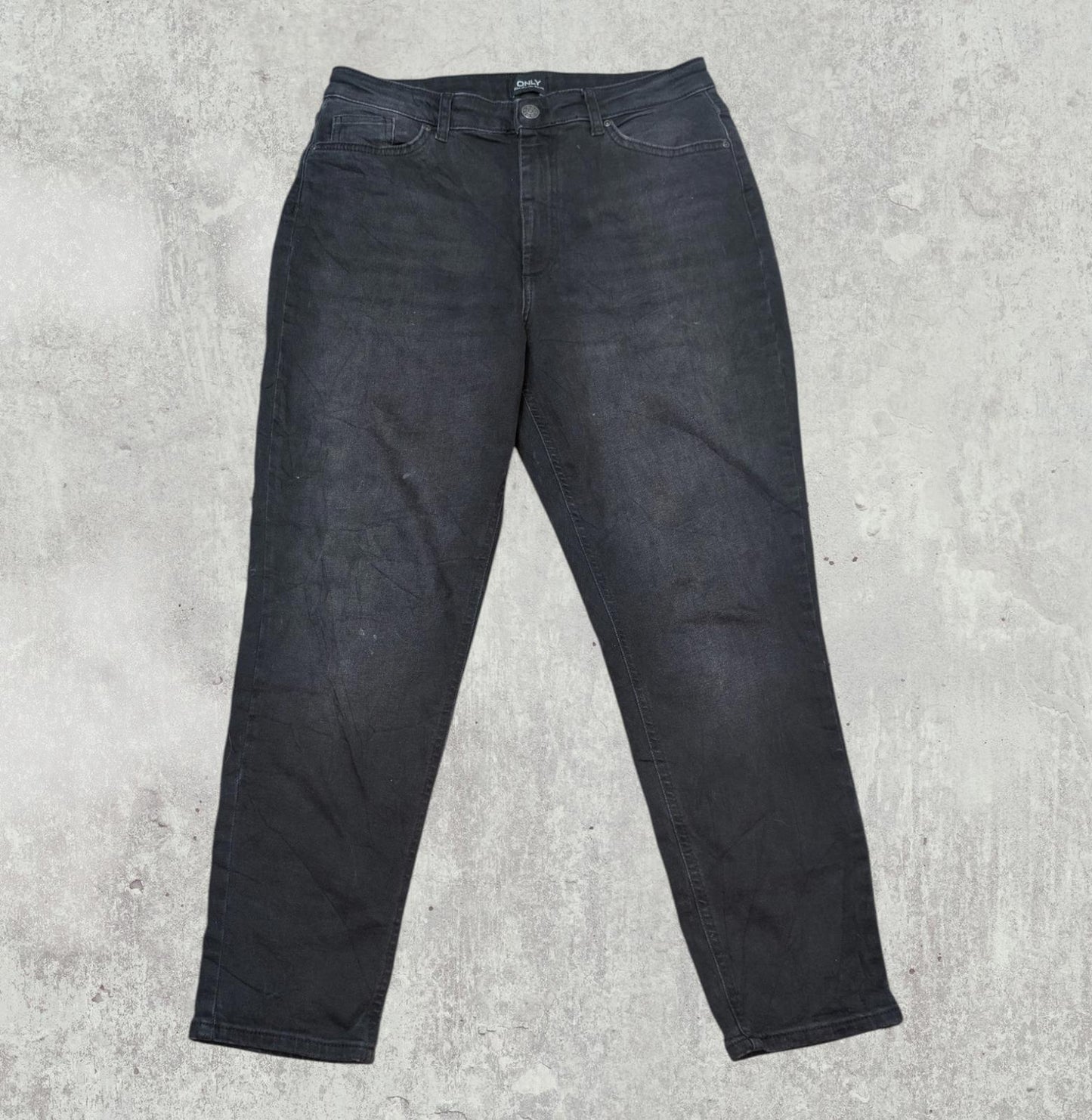 Only Men's Straight Jeans - Black - Size 30W 28L