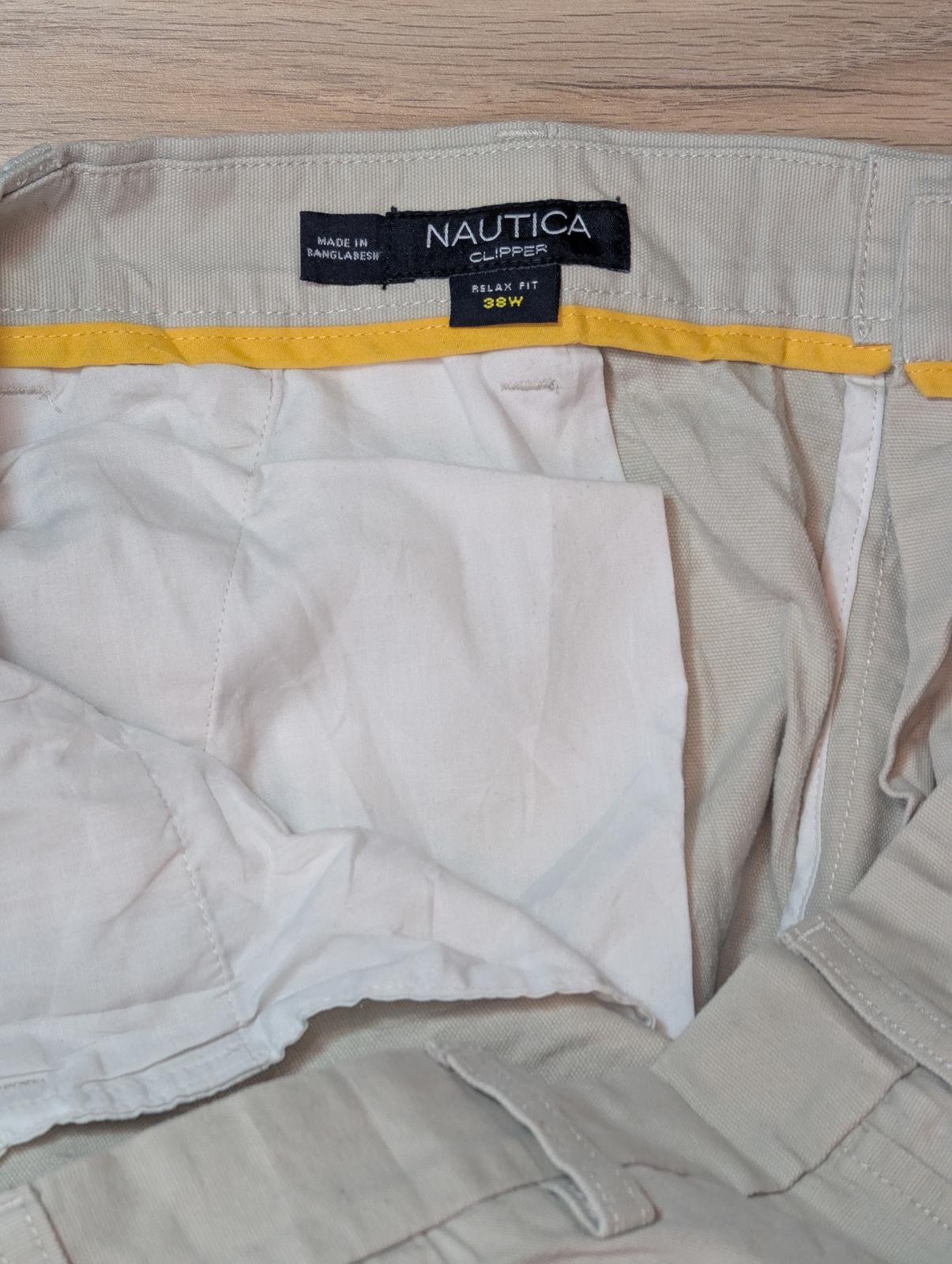 Nautica Men's Clipper Cargo Shorts - Beige - Size 38W