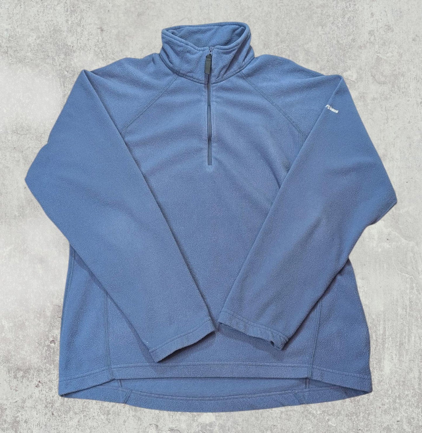Berghaus Women's 1/4 Zip Fleece Jumper - Blue - Size 14