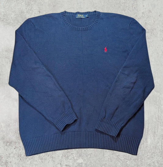 Ralph Lauren Men's Sweatshirt Jumper - Navy - Size XL