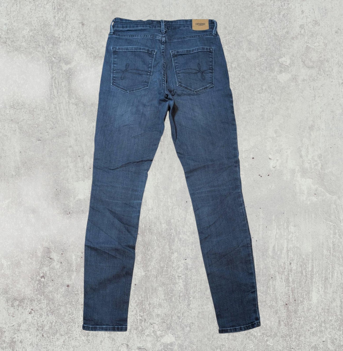 Levi's Women's Denizen Mid Rise Skinny Jeans - Blue - Size 26W 30L