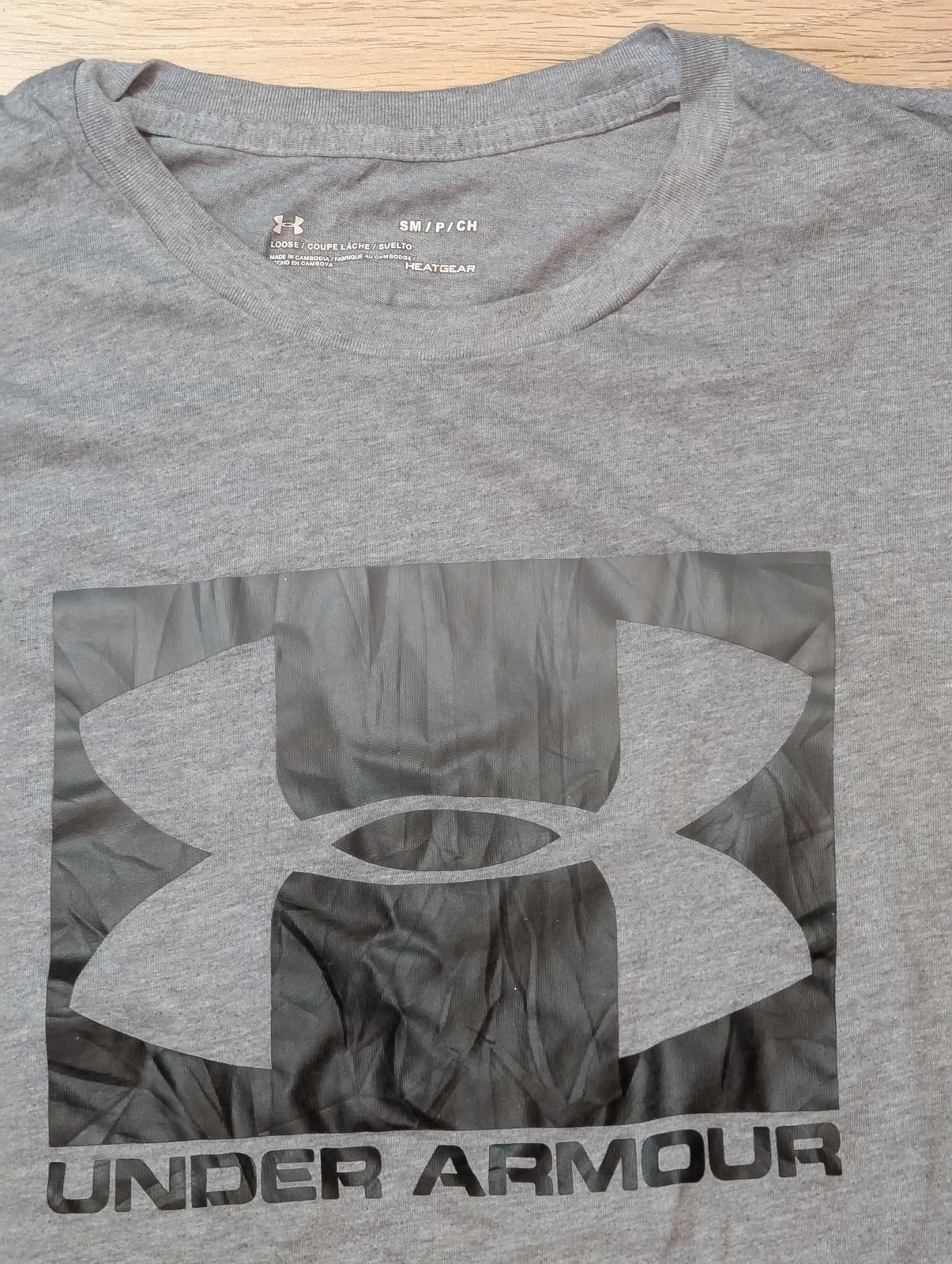 Under Armour Men's Heatgear T Shirt - Grey - Size Small