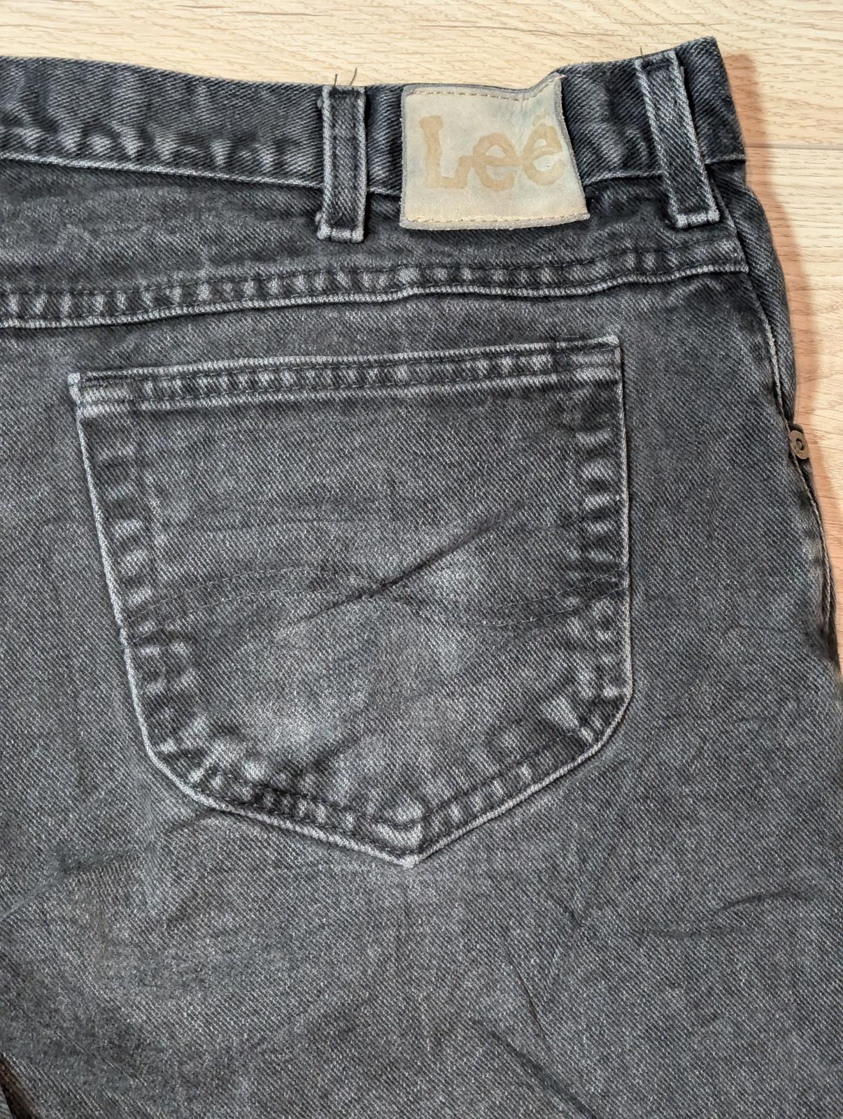 Lee Men's Straight Jeans - Black - Size 40W 32L
