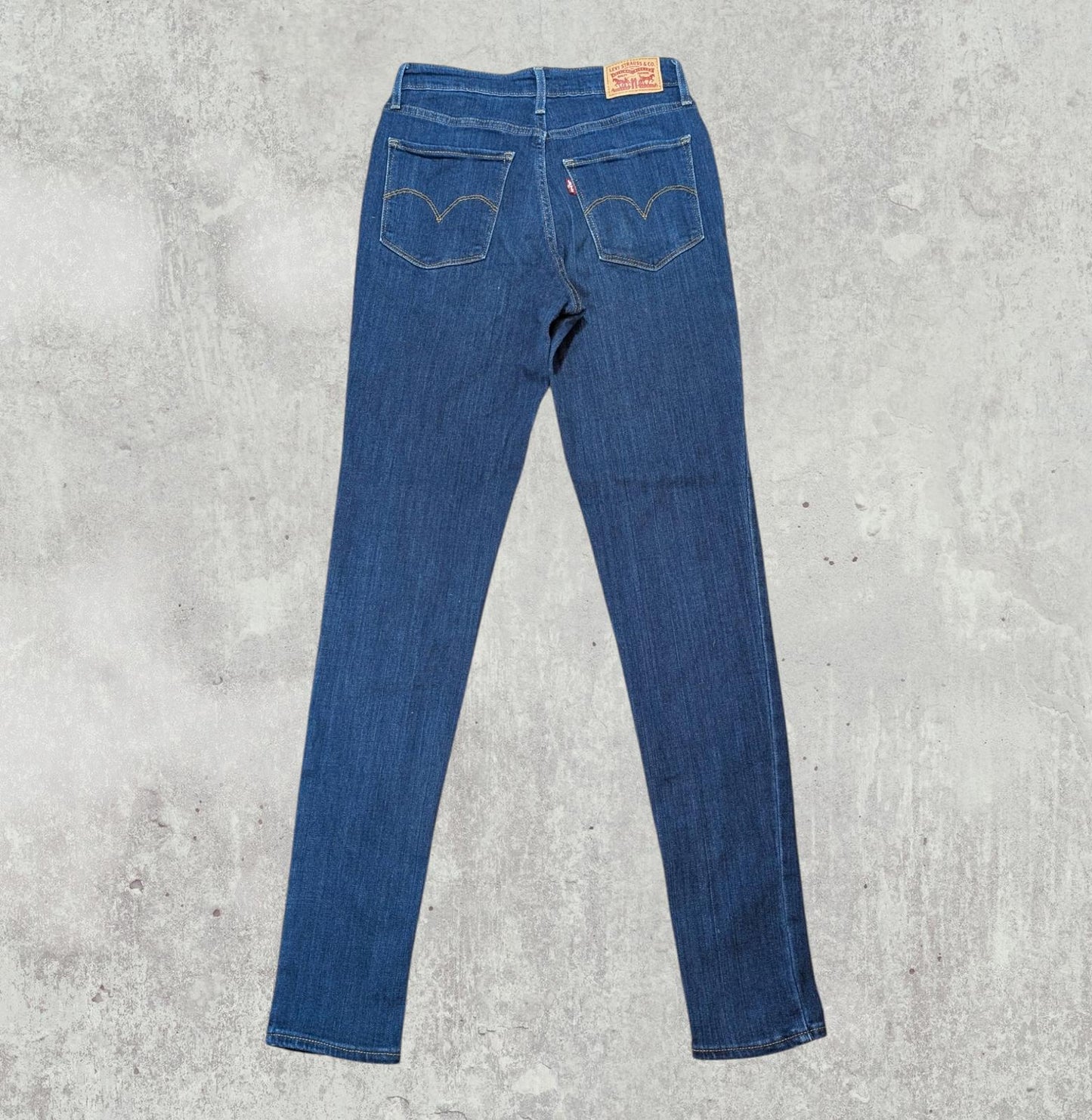 Levi's Women's 721 High Rise Skinny Jeans - Blue - Size 26W 32L