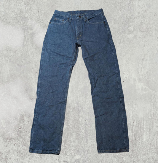 Wrangler Men's Straight Jeans - Blue - Size 29W 30L