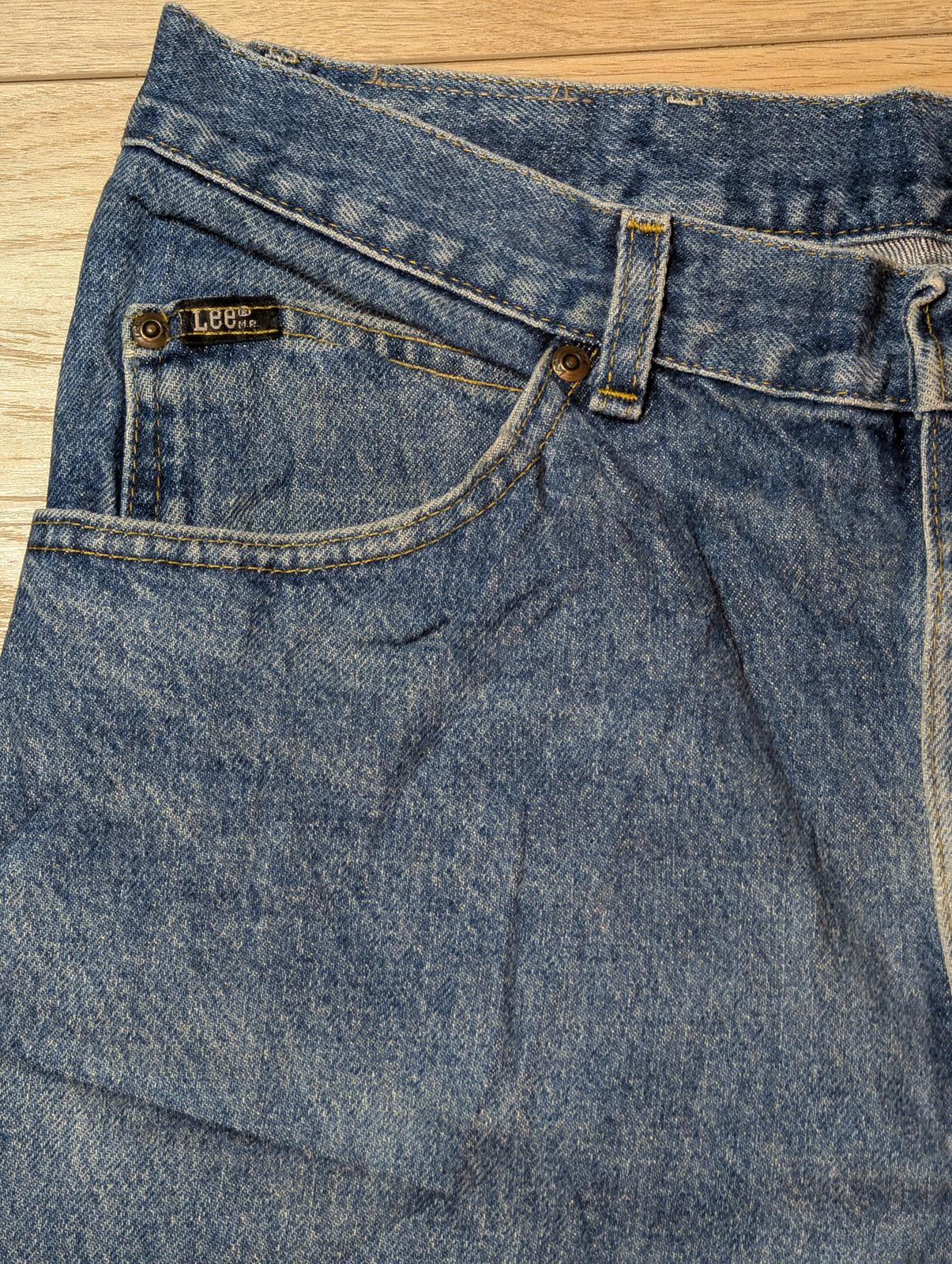 Lee Men's Straight Jeans - Blue - Size 34W 30L