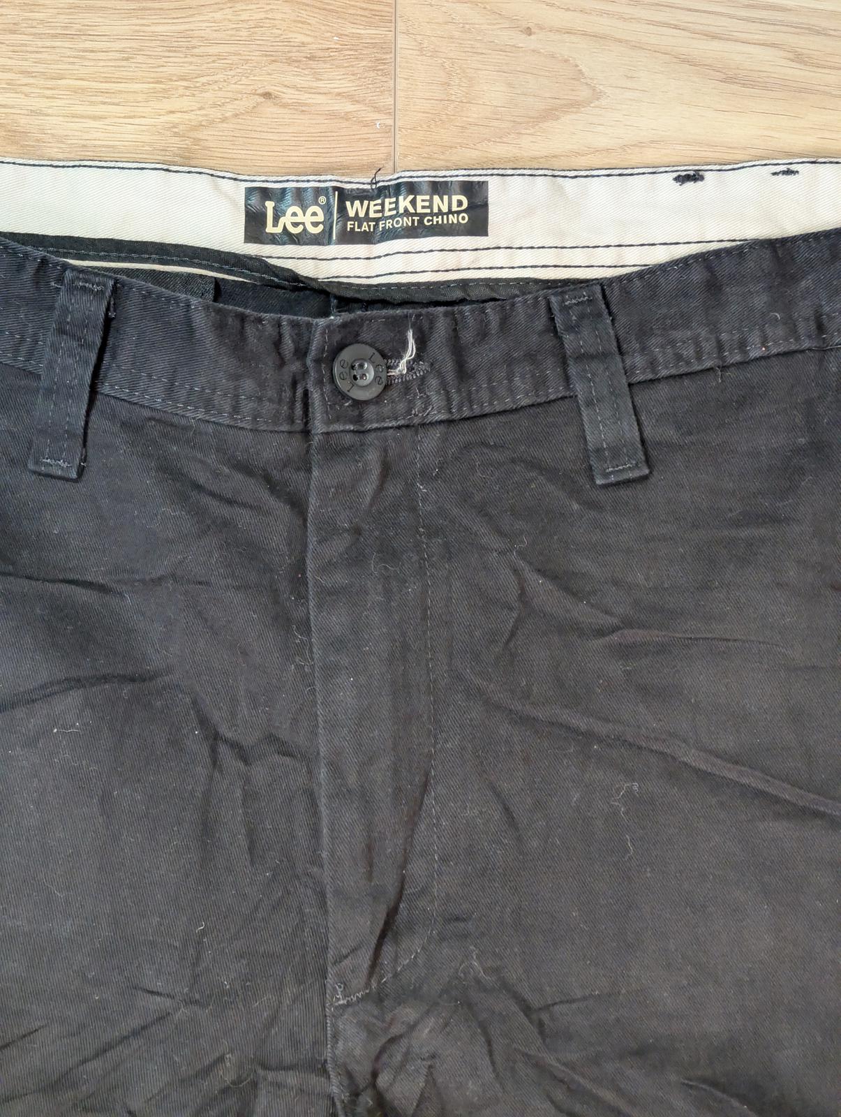 Lee Men's Weekend Chinos - Black - Size 38W 32L