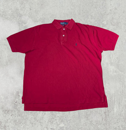 Ralph Lauren Men's Polo T Shirt - Red - Size Large