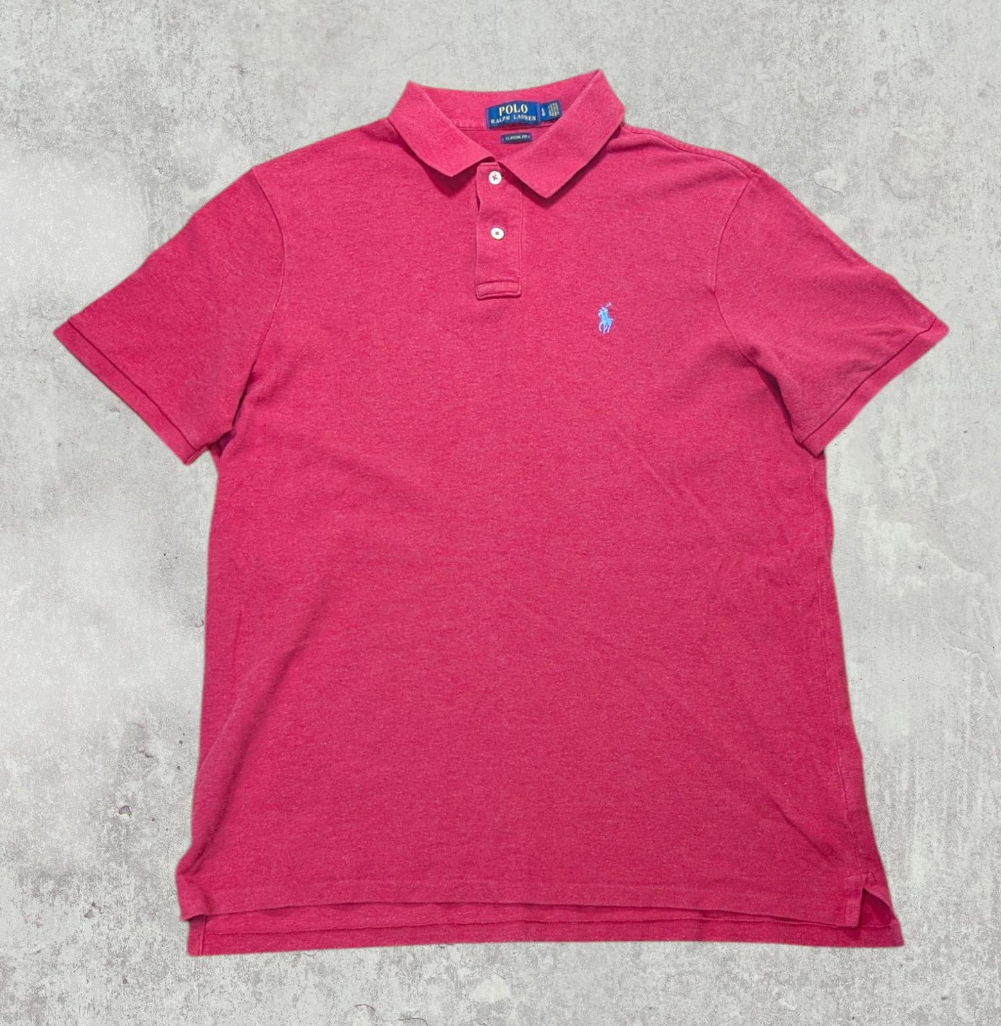 Ralph Lauren Men's Classic Fit Polo T Shirt - Red - Size Large