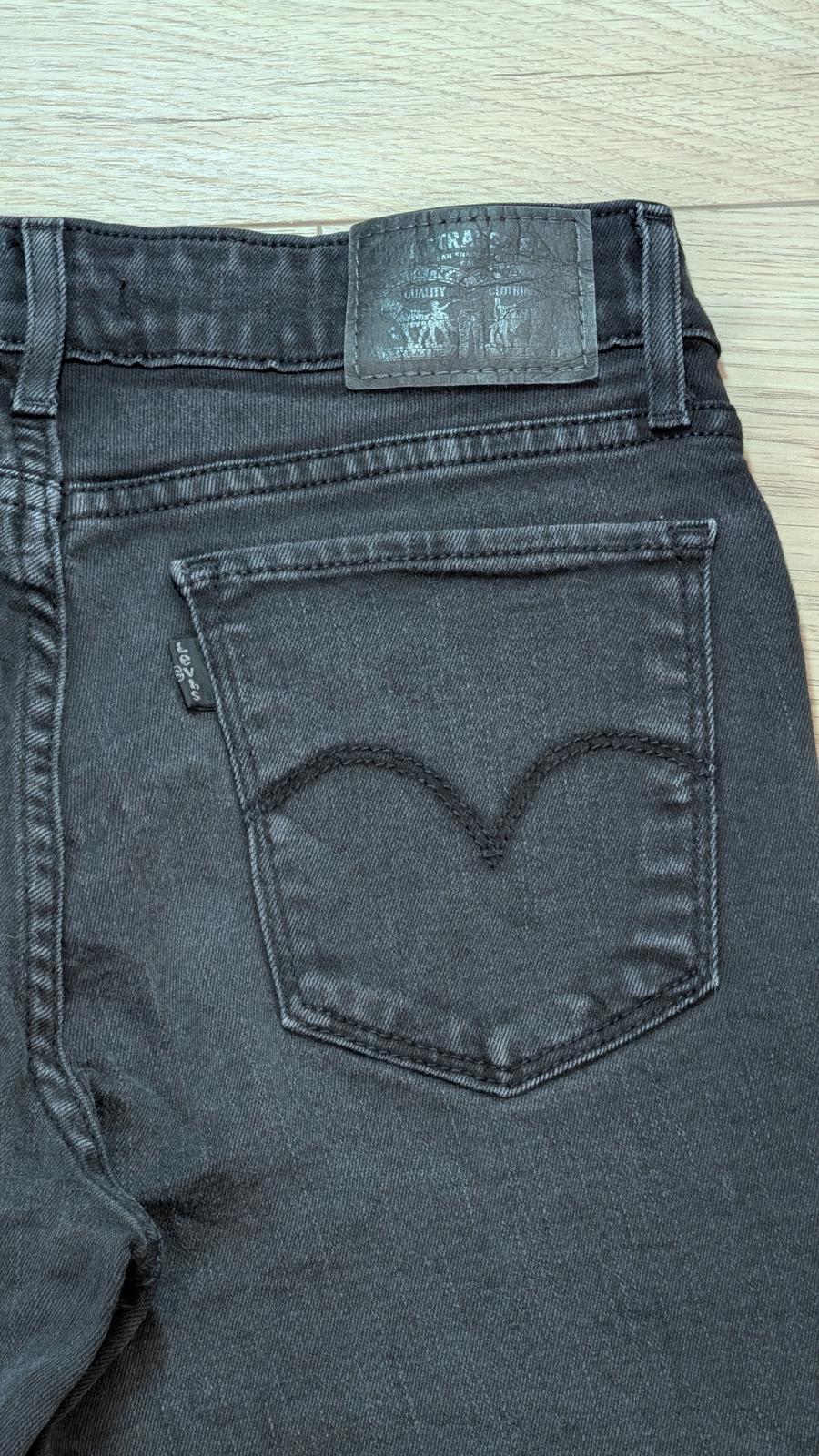 Levi's Women's 711 Skinny Jeans - Black - Size 27W 28L