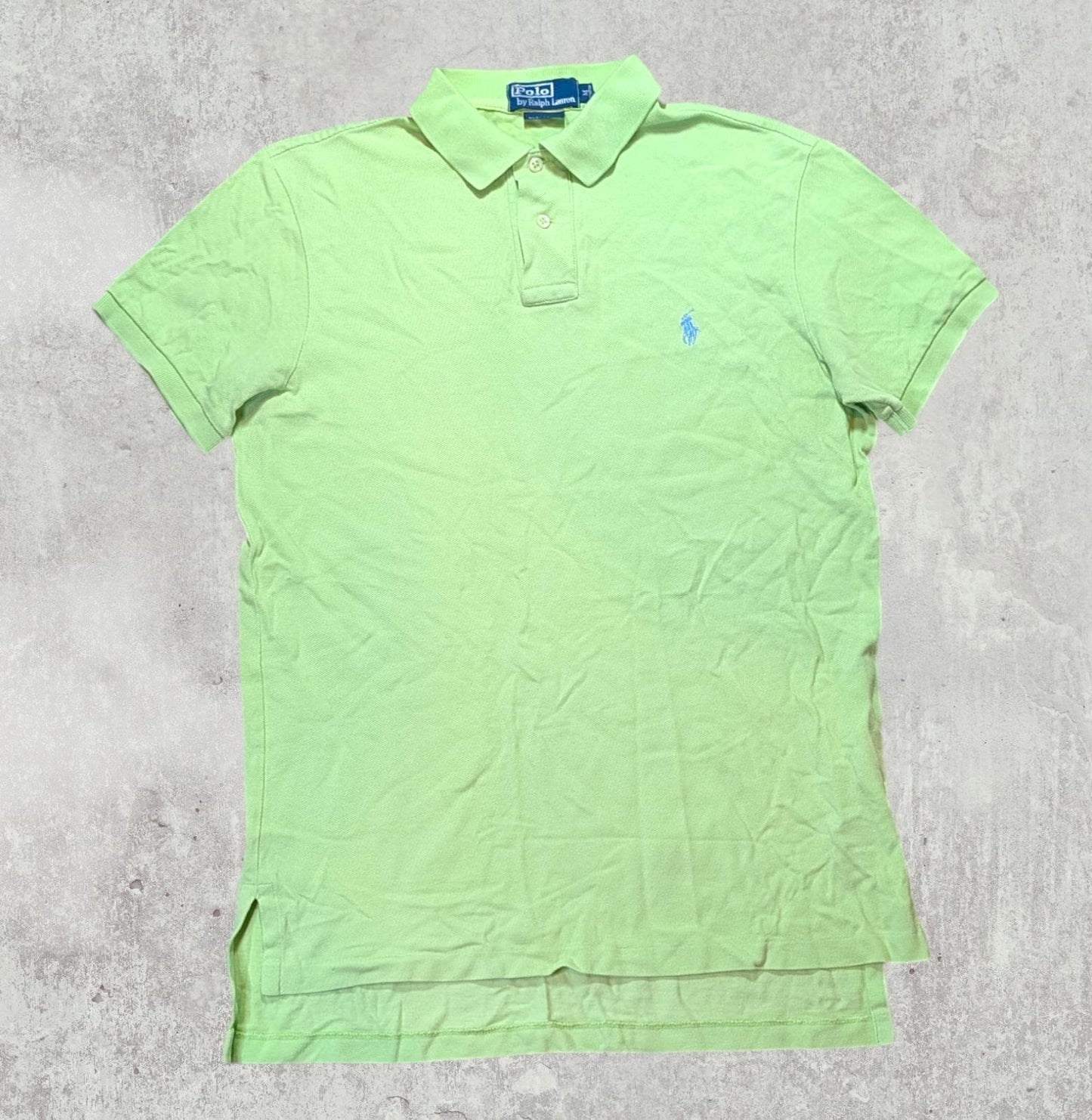 Ralph Lauren Men's Custom Fit Polo T Shirt - Green - Size Medium