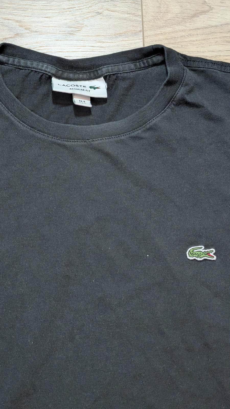 Lacoste Men's Regular Fit T Shirt - Black - Size 5 / Large
