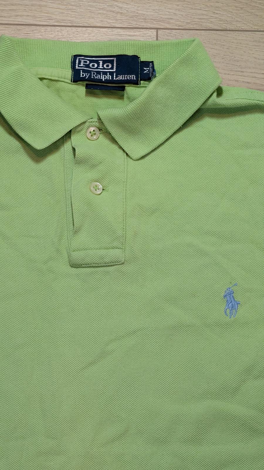 Ralph Lauren Men's Custom Fit Polo T Shirt - Green - Size Medium
