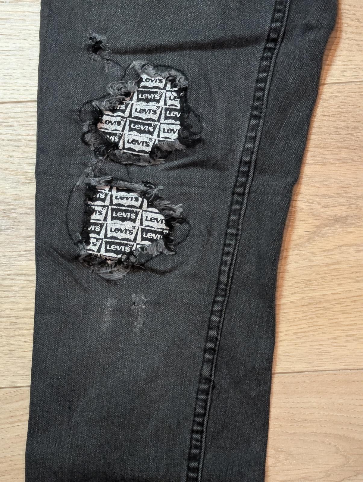 Levi's Women's 512 Slim Taper Distressed Jeans - Grey - Size 26W 26L