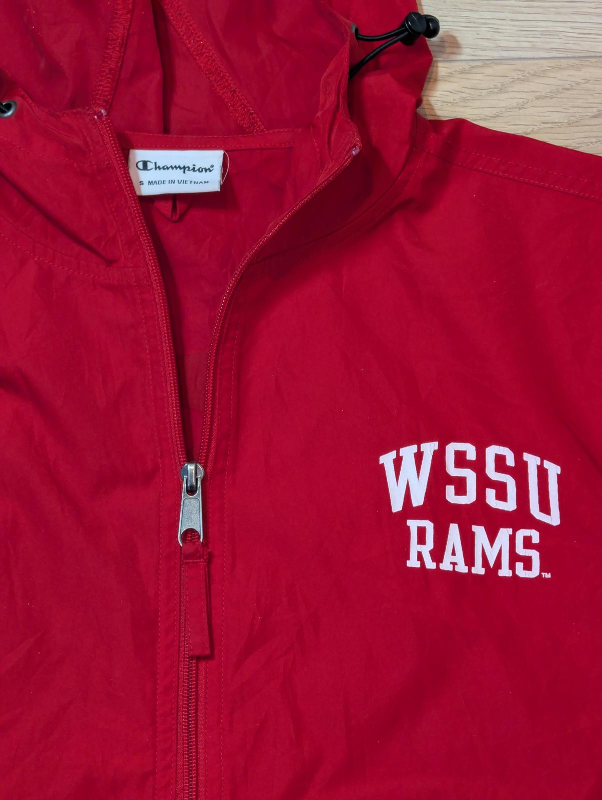 Champion Men's WSSU Rams Jacket - Red - Size Small