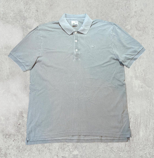 Lacoste Men's Vintage Washed Polo T Shirt - Grey - Size 7 / XXL