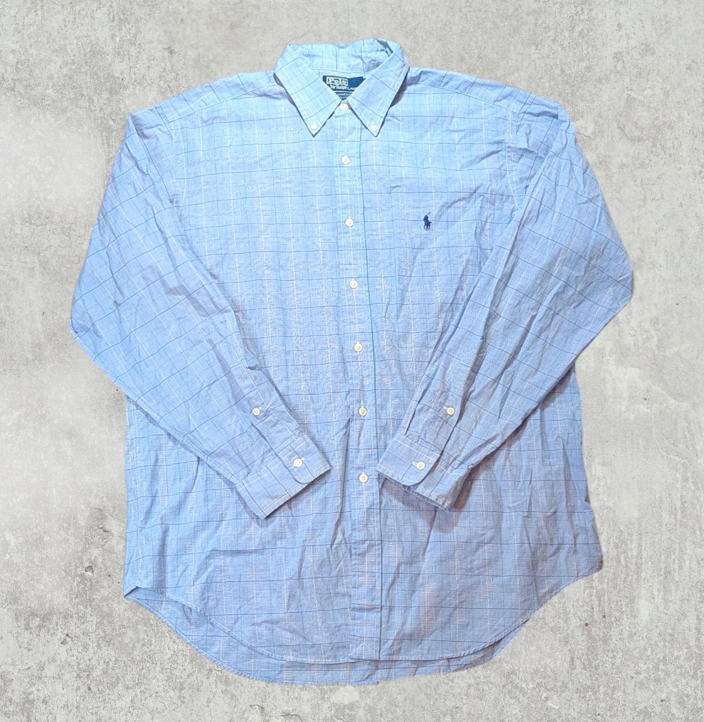 Ralph Lauren Men's Yarmouth Check Shirt - Blue - Size XL