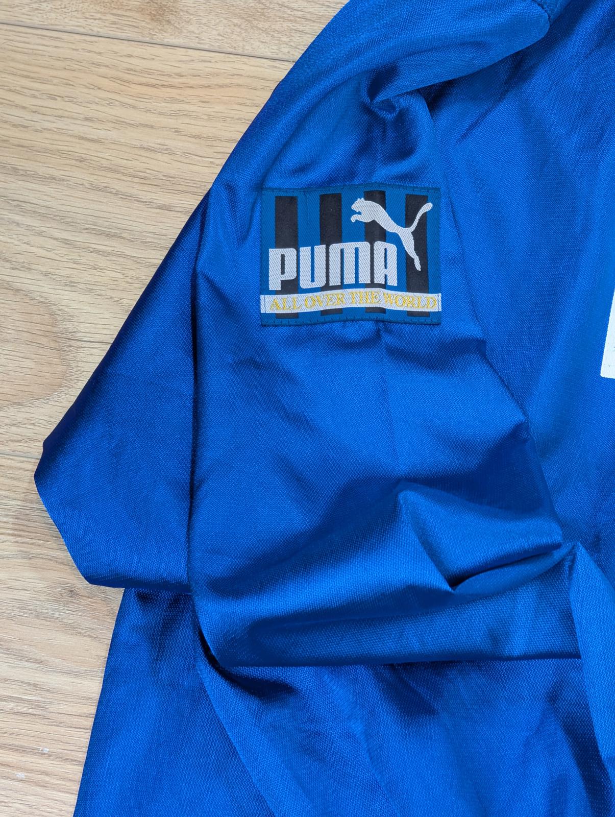 Puma Men's Vintage Coach Jacket - Blue - Size XXL