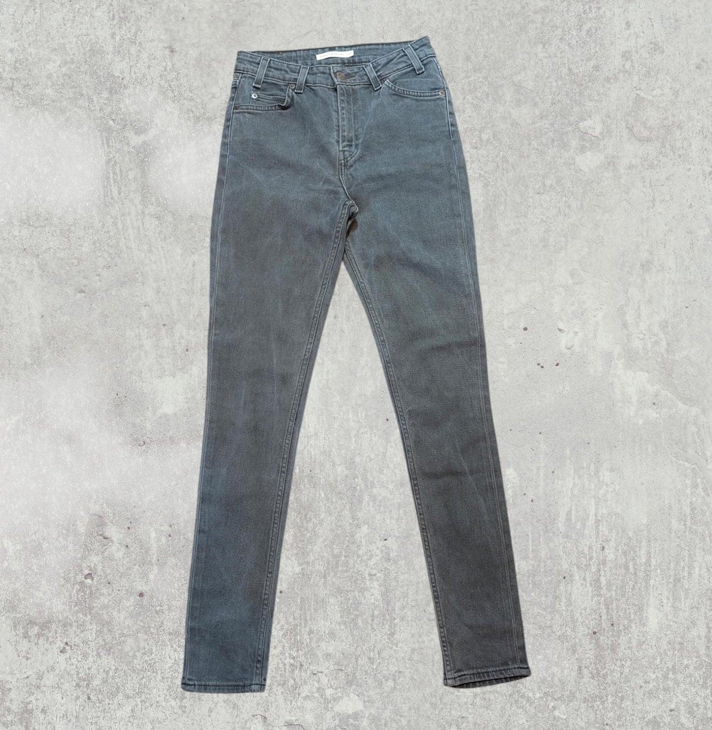 Levi's Women's Vintage High Rise Skinny Jeans - Grey - Size 26W 32L