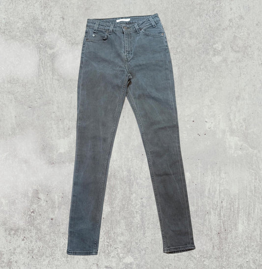 Levi's Women's Vintage High Rise Skinny Jeans - Grey - Size 26W 32L