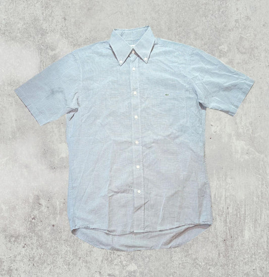 Lacoste Men's Check Shirt - Grey - Size Medium