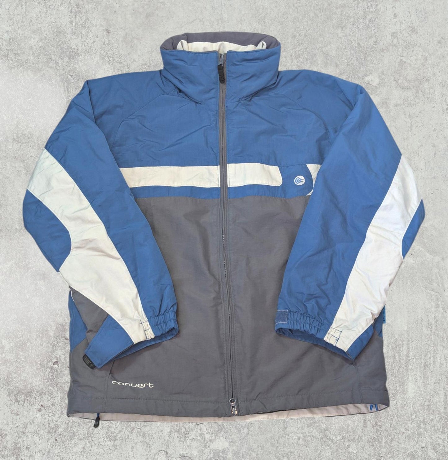 Columbia Men's Convert Coat Jacket - Blue - Size Medium