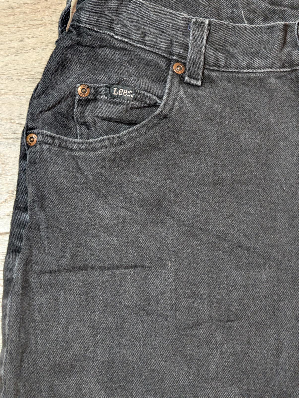 Lee Women's Straight Jeans - Black - Size 28W 27L