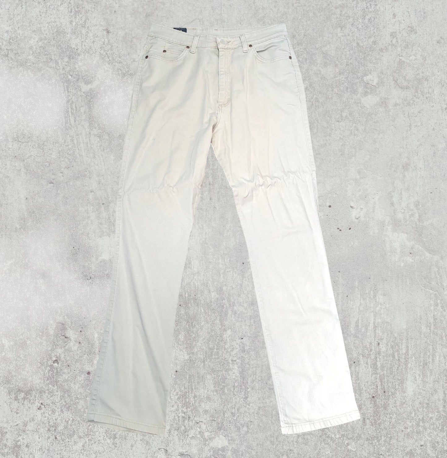 Lee Men's Straight Jeans - Beige - Size 32W 32L