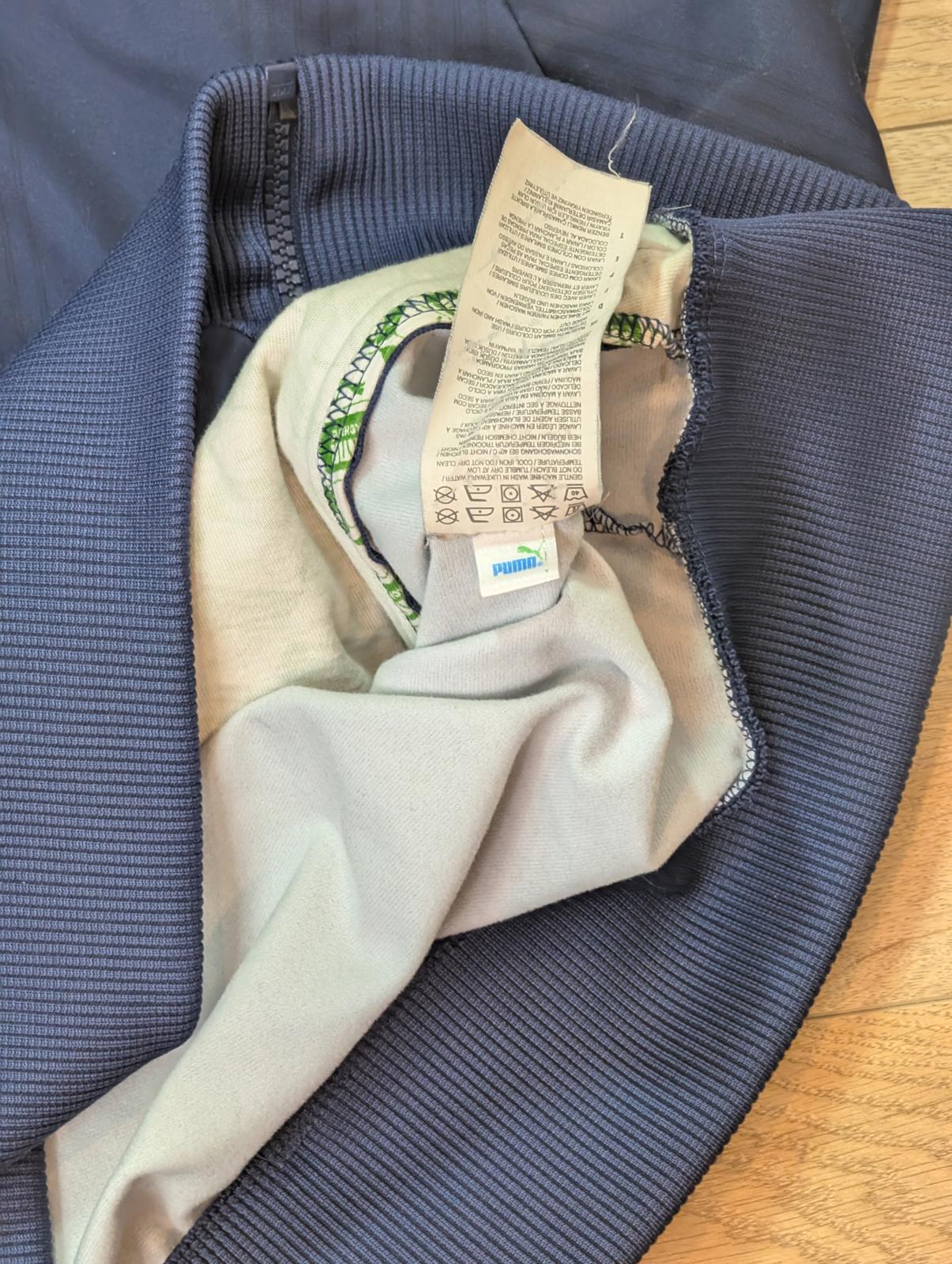 Puma Men's Track Jacket - Navy - Size Large