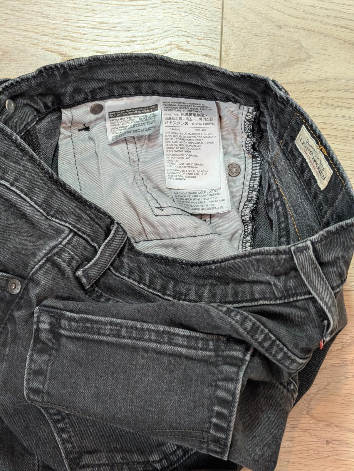 Levi's Men's 510 Skinny Jeans - Black - Size 27W 32L