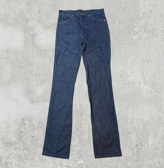 Wrangler Men's Straight Jeans - Blue - Size 33W 38L