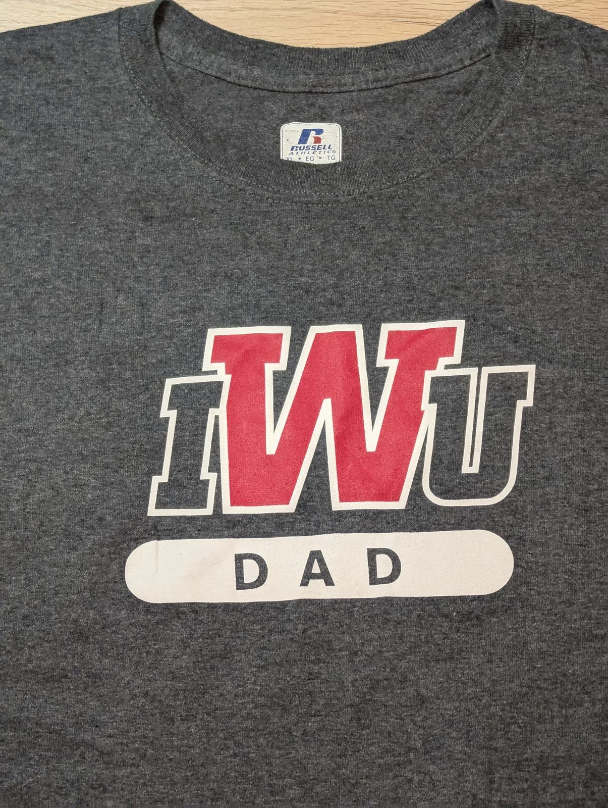 Russell Athletic Men's Indiana Wesleyan T Shirt - Grey - Size XL