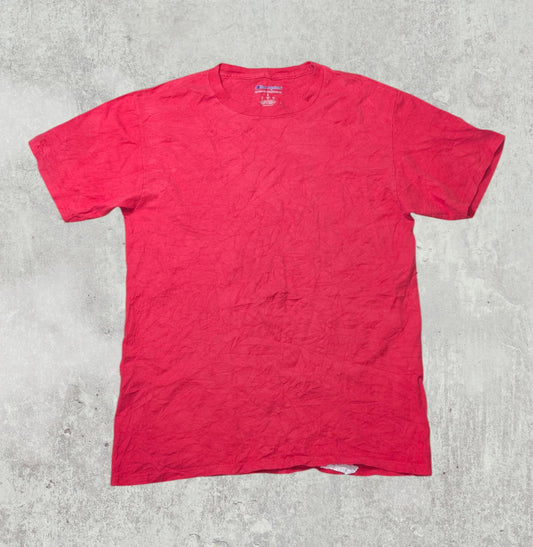 Champion Men's T Shirt - Red - Size Small