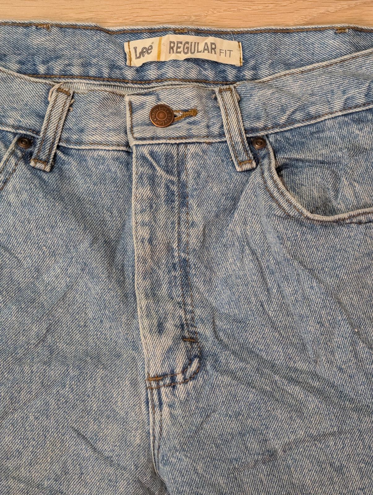 Lee Men's Straight Jeans - Blue - Size 36W 30L