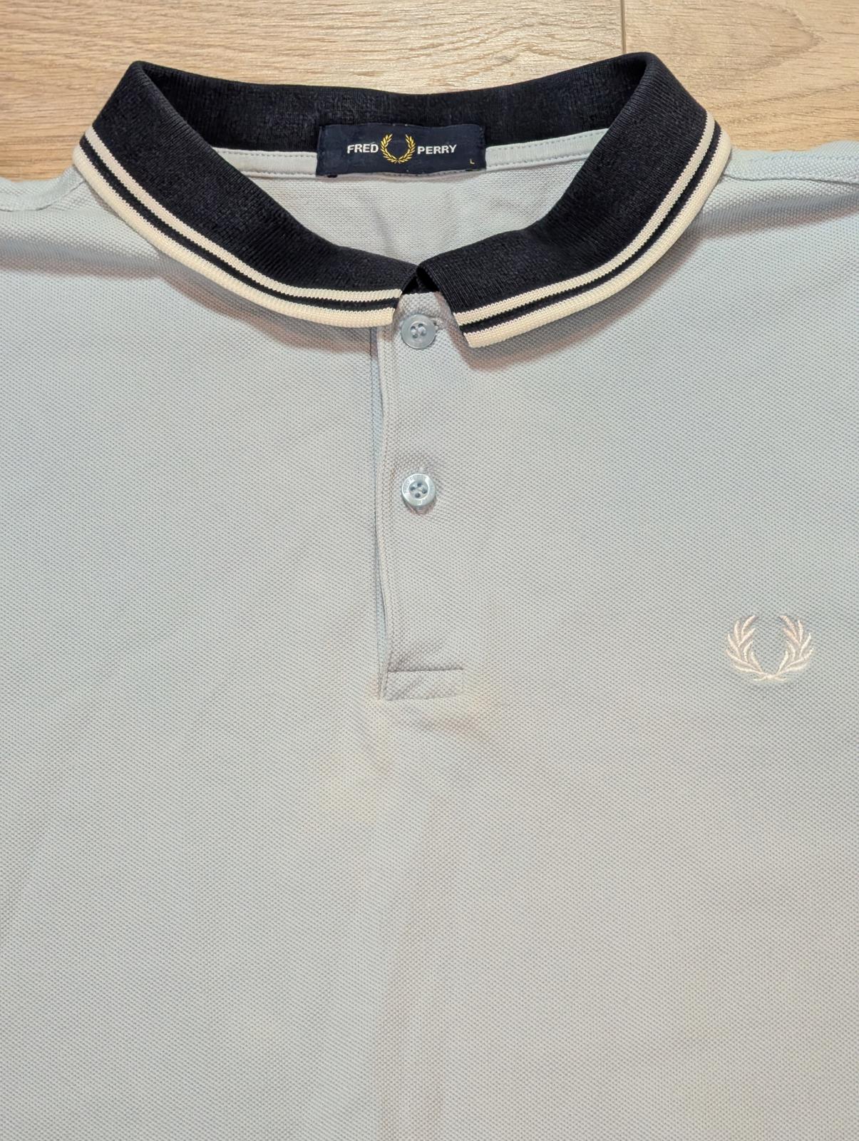 Fred Perry Men's Polo T Shirt - Blue - Size Large