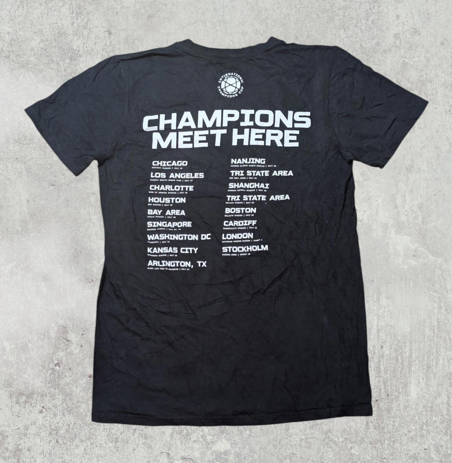 Fanatics Men's Champions Cup T Shirt - Black - Size Small