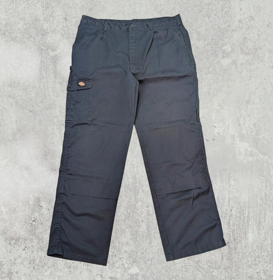 Dickies Men's Cargo Trousers - Navy - Size 38W 30L