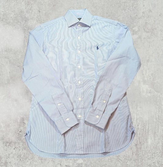 Ralph Lauren Men's Striped Shirt - Blue - Size Small