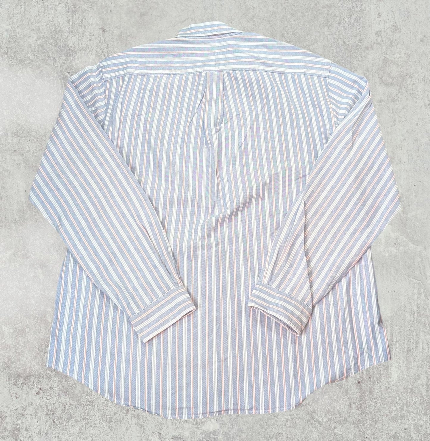 Ralph Lauren Men's Striped Shirt - Blue - Size XL