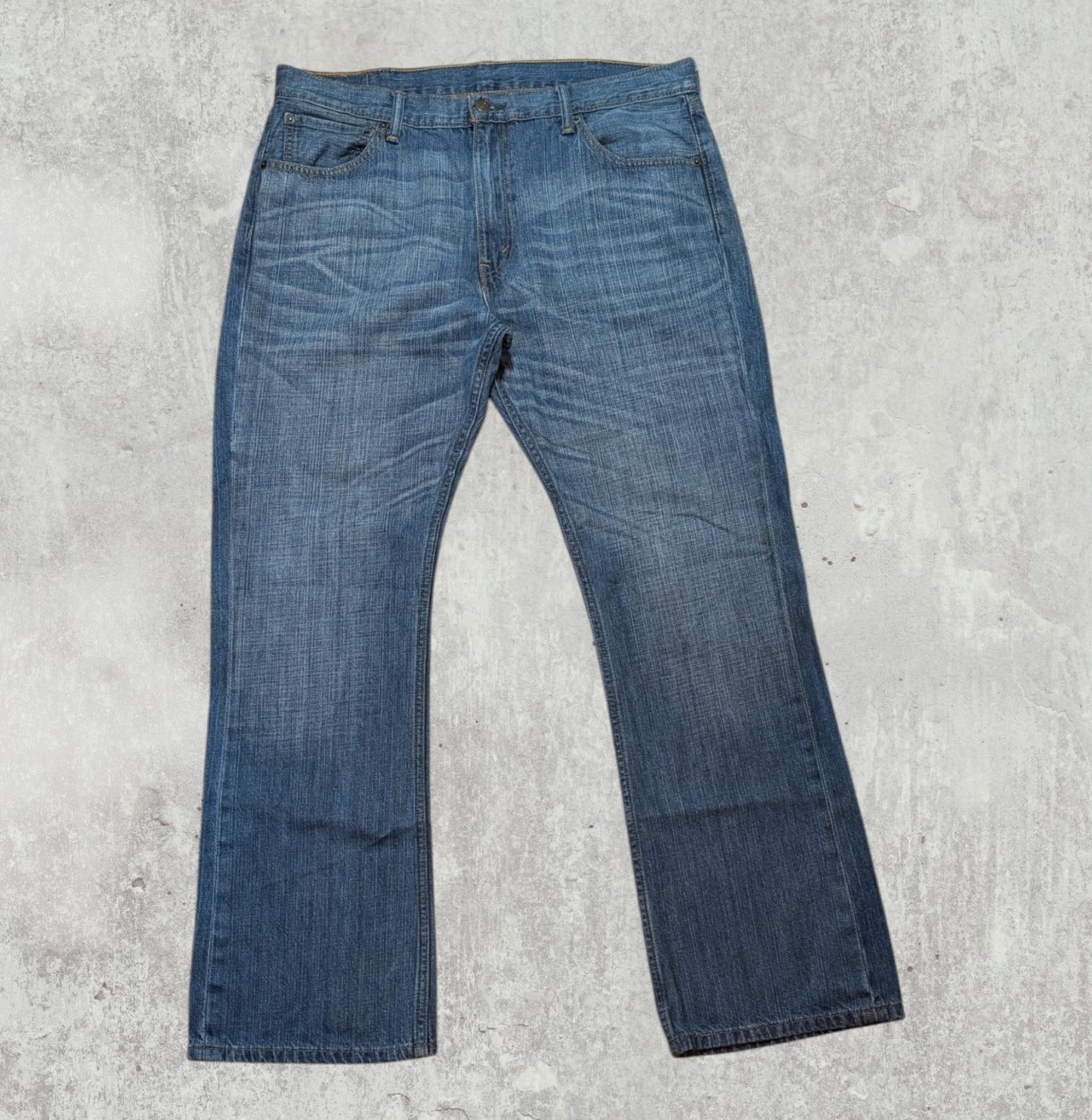 Levi's Men's 527 Slim Bootcut Jeans - Blue - Size 38W 32L