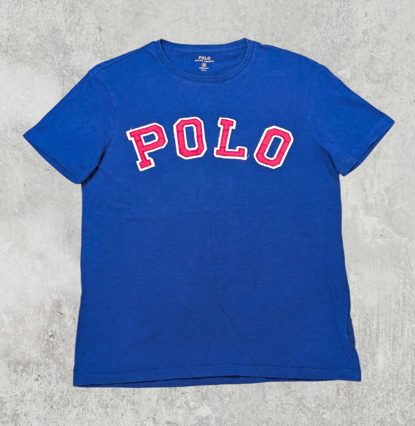 Ralph Lauren Men's Custom Fit T Shirt - Blue - Size Medium