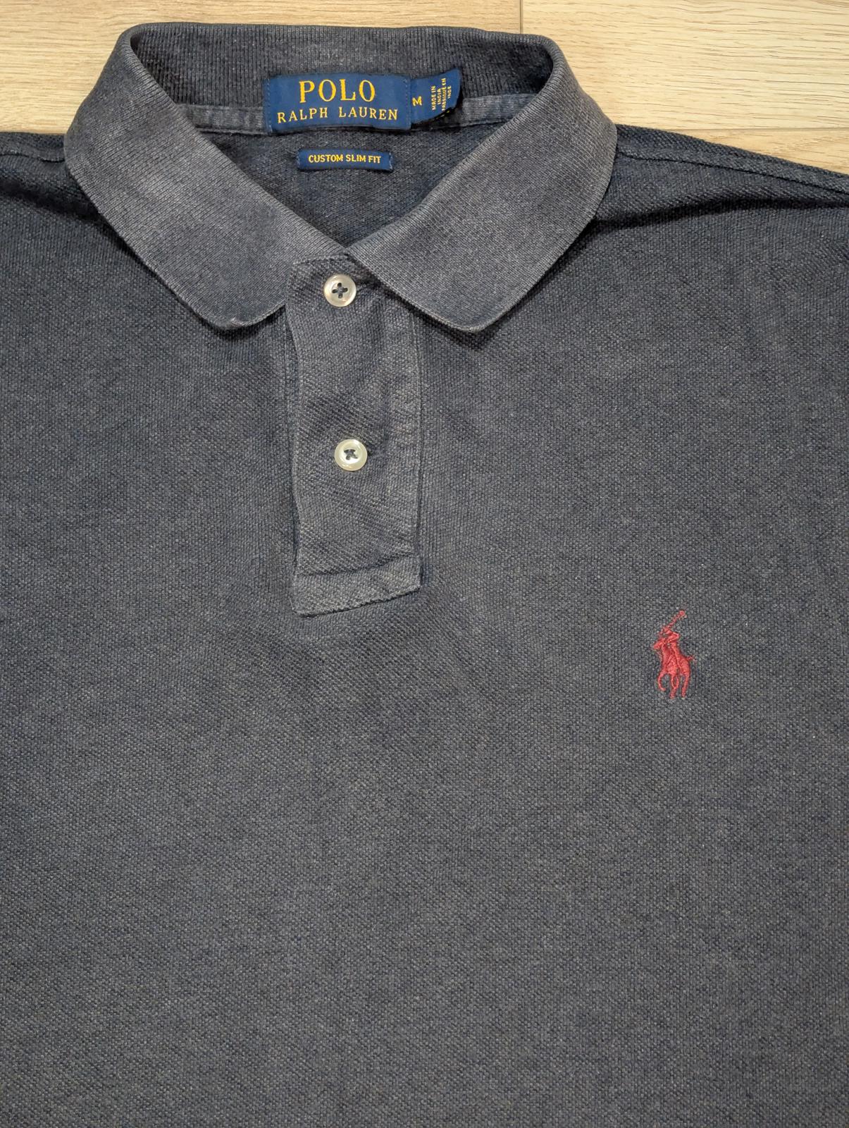 Ralph Lauren Men's Custom Slim Fit Polo T Shirt - Navy - Size Medium