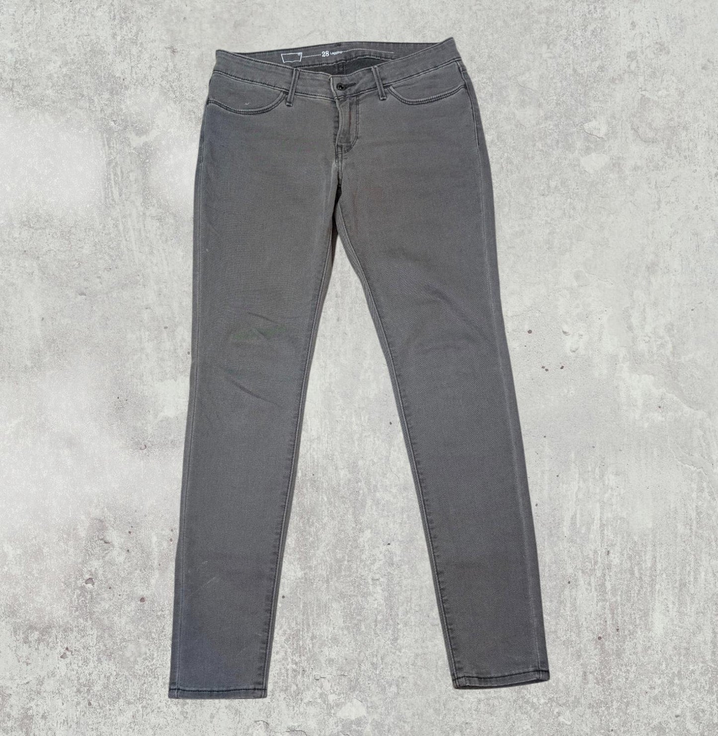 Levi's Women's Legging Jeans - Grey - Size 28W 29L