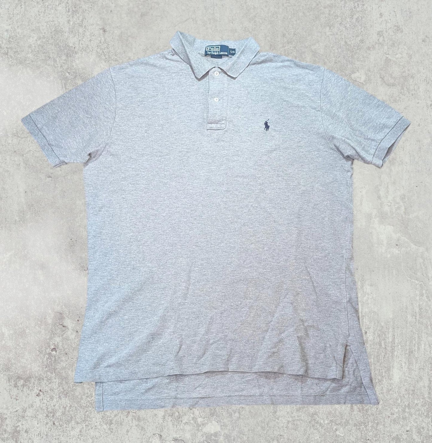 Ralph Lauren Men's Polo T Shirt - Grey - Size Large