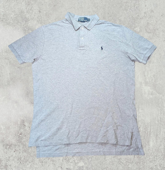 Ralph Lauren Men's Polo T Shirt - Grey - Size Large