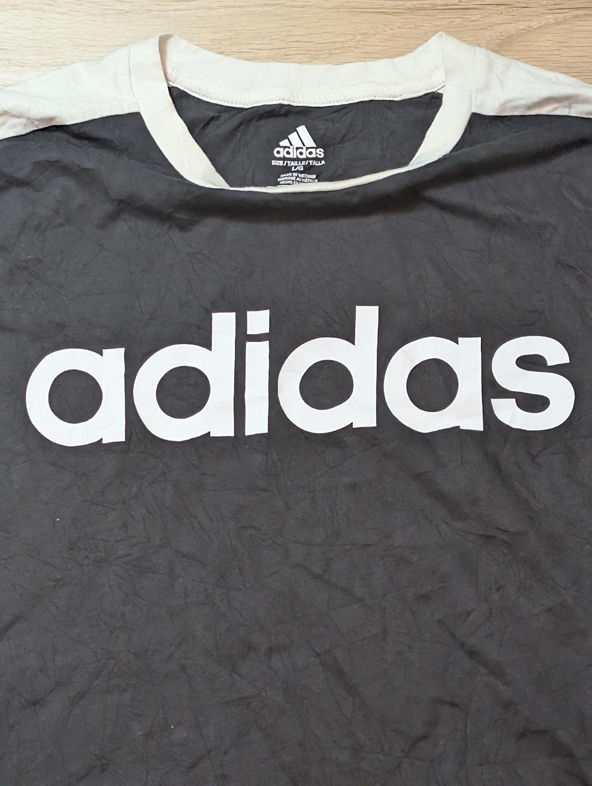 Adidas Men's T Shirt - Black - Size Large