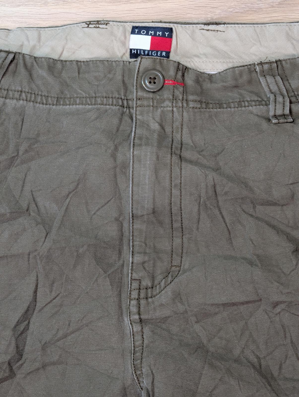 Tommy Hilfiger Men's Cargo Shorts - Green - Size 30W