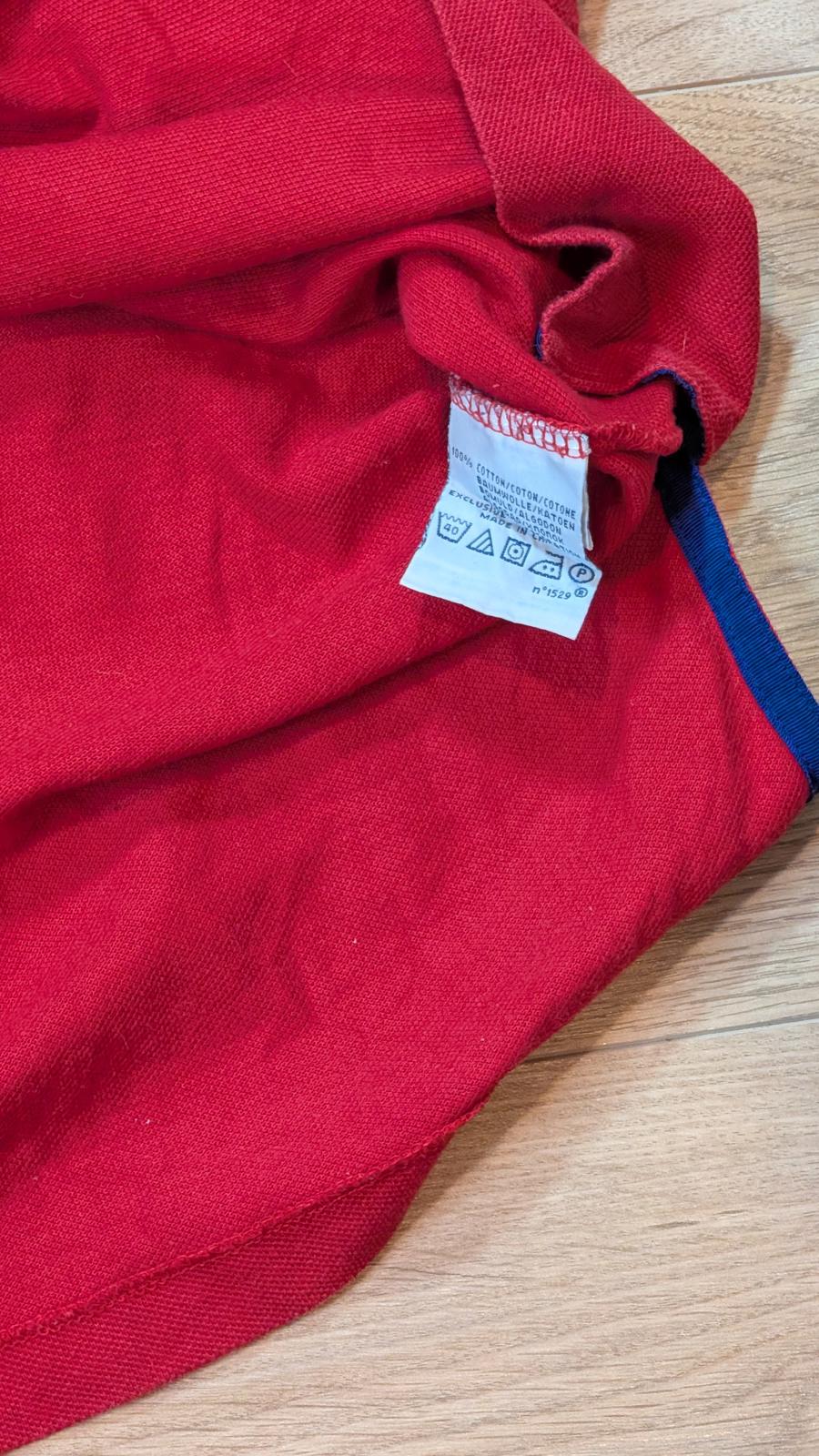Ralph Lauren Men's Triple Pony Polo T Shirt - Red - Size Medium
